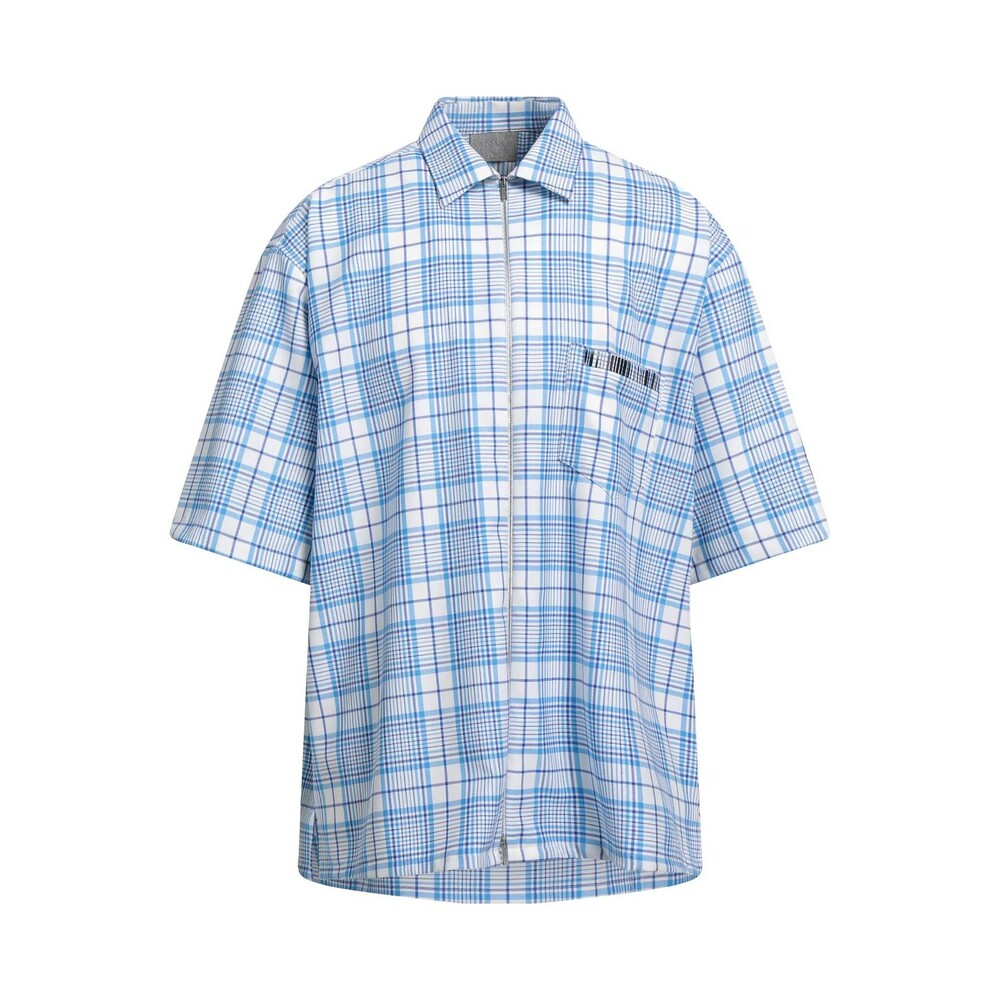 Vetements Checked Shirt in Multicolor WOOL Short Sleeve Size XL MSRP $1170